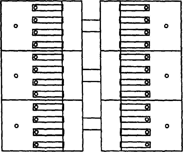 Integrated block on-line measuring apparatus