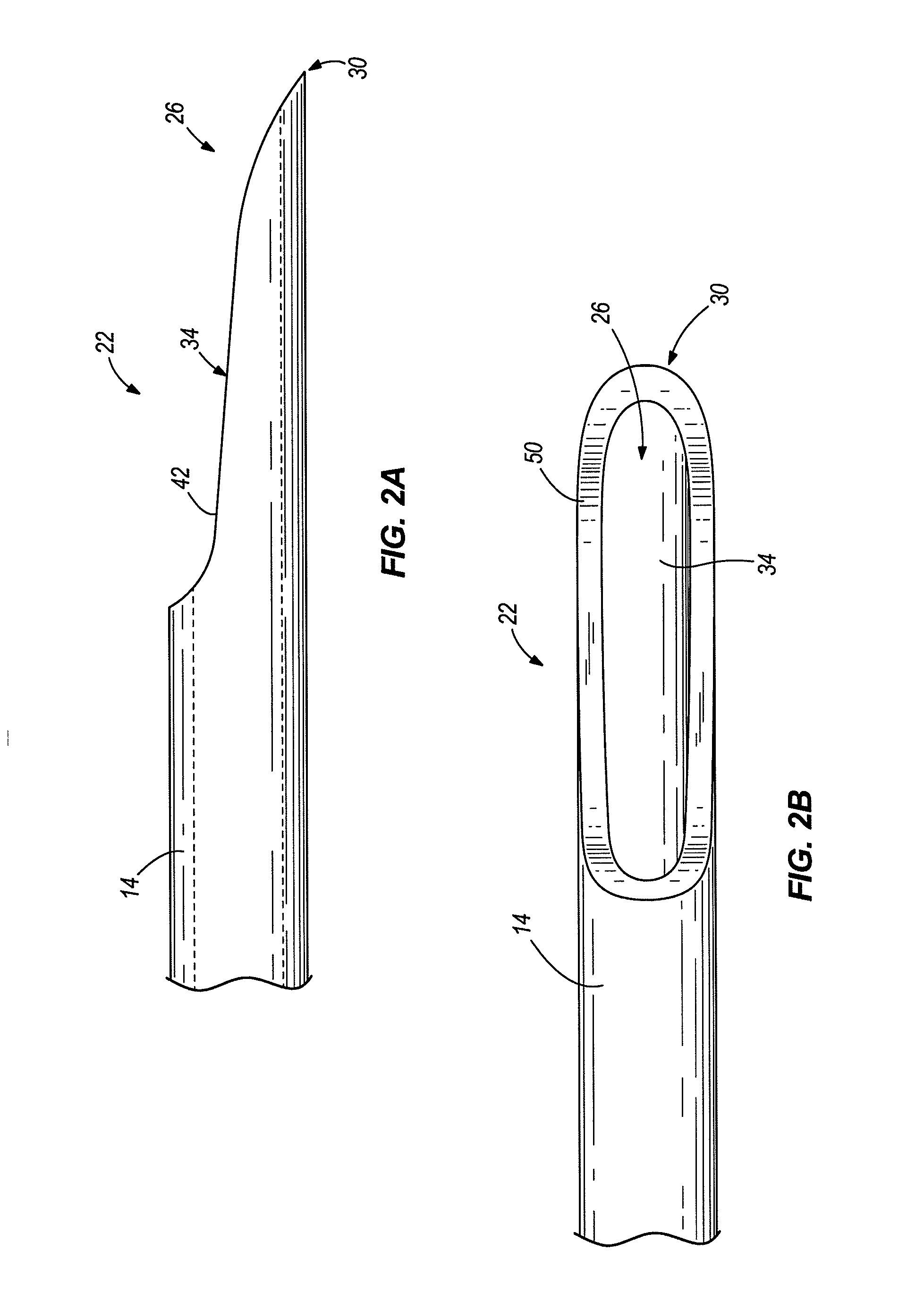 Insertion apparatus having a concave surface