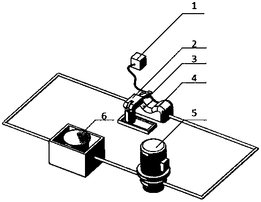 Temperature control device and method for abrasive particle flow turbulent flow polishing equipment for similar artificial joints