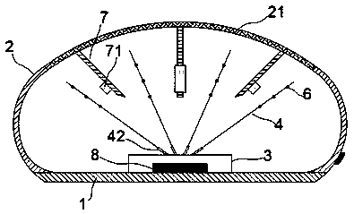 Intelligent heat-dissipating simulating mouse