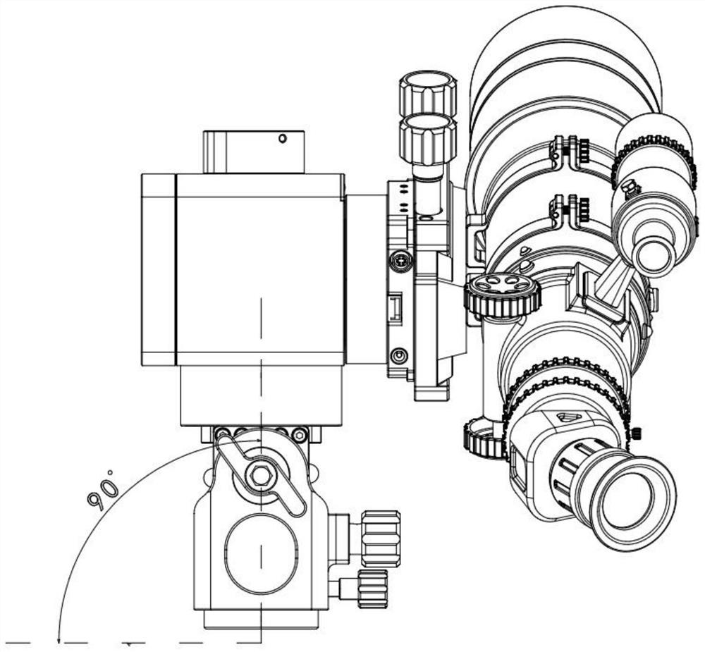 Harmonic equatorial telescope mounting device