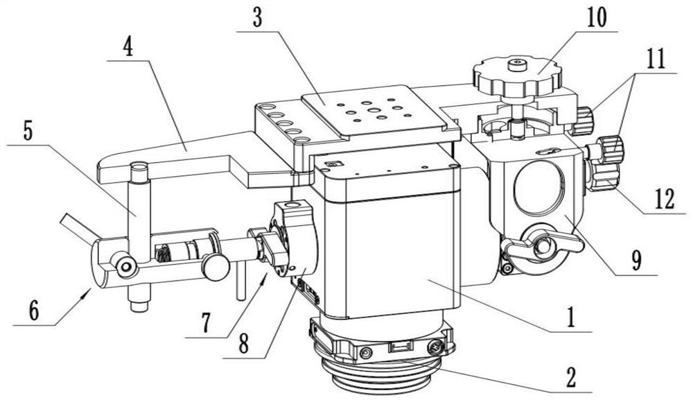 Harmonic equatorial telescope mounting device