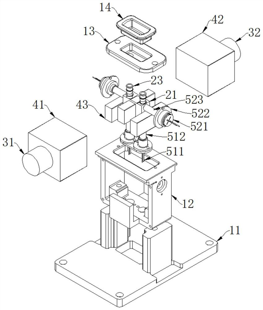 Optical detection device capable of rapidly heating and cooling