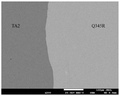 Titanium/nickel alloy component based on explosion welding and laser additive manufacturing and preparation method