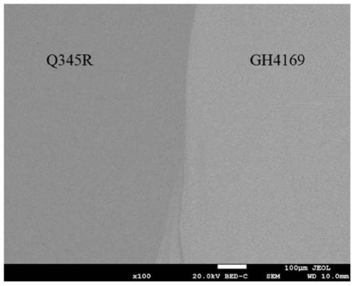 Titanium/nickel alloy component based on explosion welding and laser additive manufacturing and preparation method