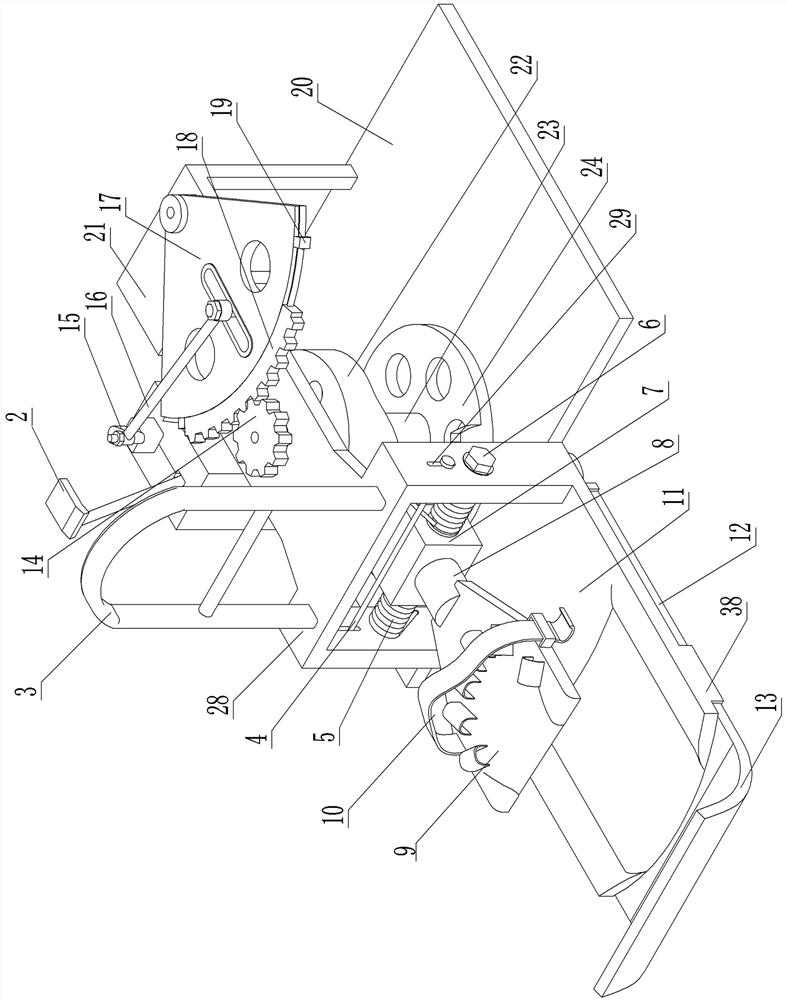Wrist training device driven by connecting rod reciprocating mechanism