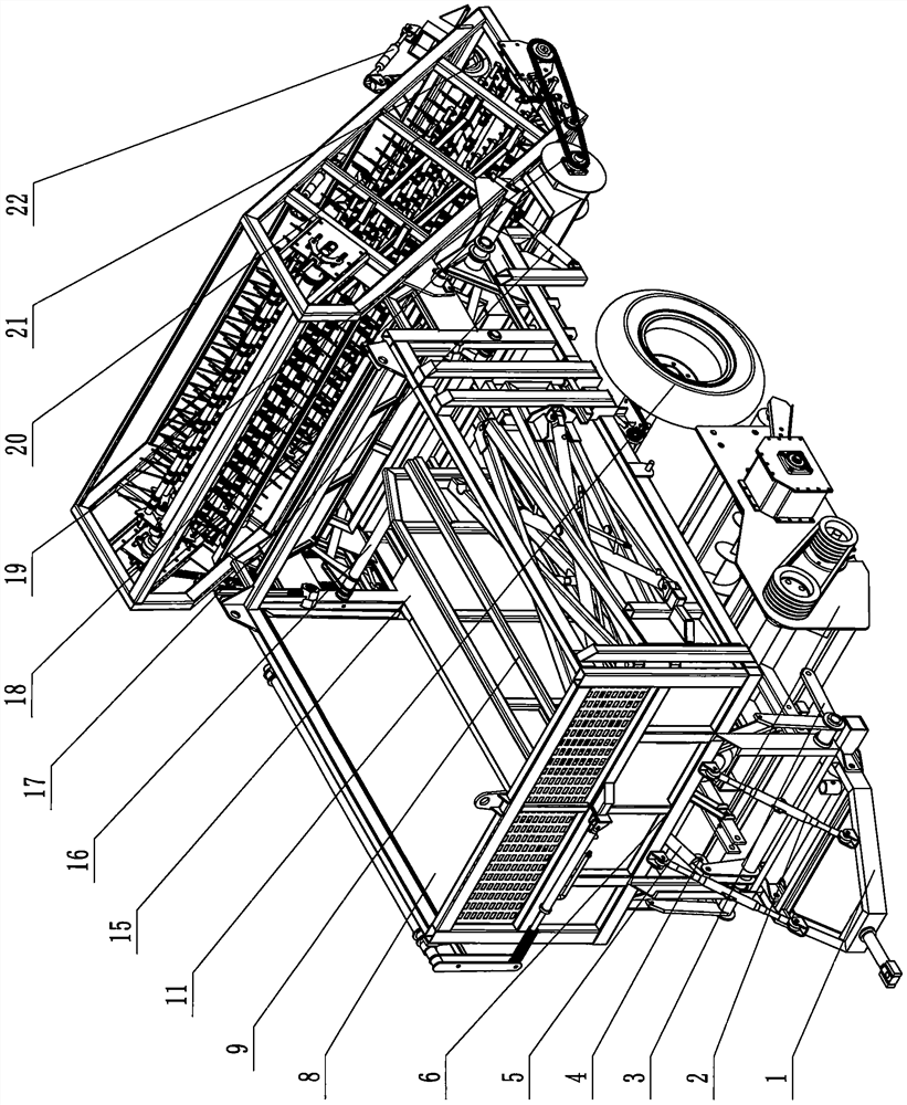 Residual film recycling and straw returning combined operation machine