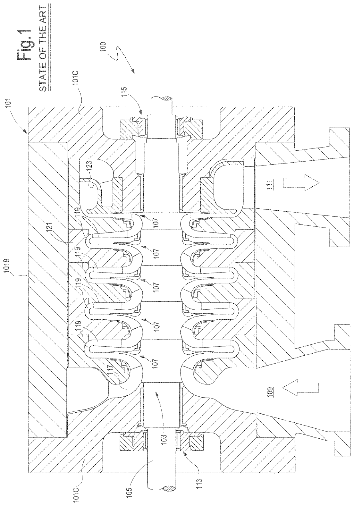 Compressor with a thermal shield and methods of operation