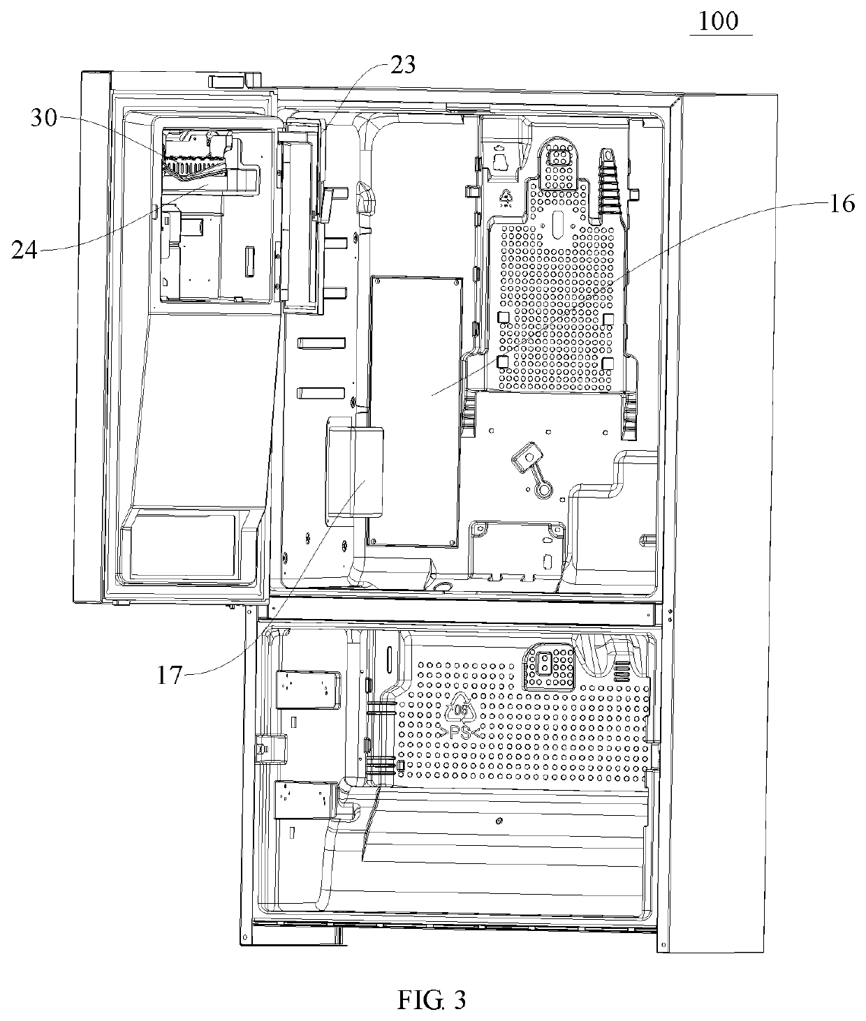 Ice maker-integrated refrigerator