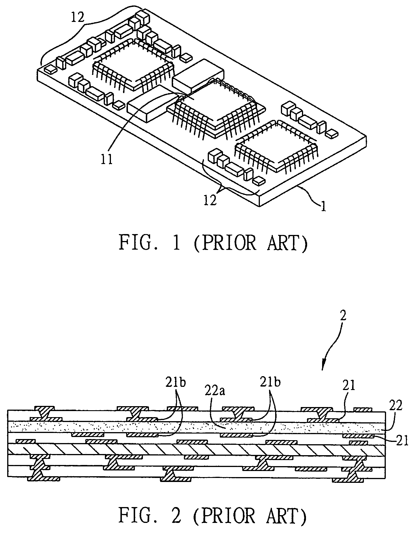 Circuit board structure with embedded selectable passive components and method for fabricating the same