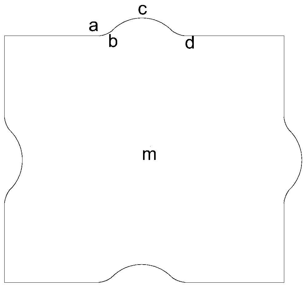 Installation and construction device for curved roof glass curtain wall