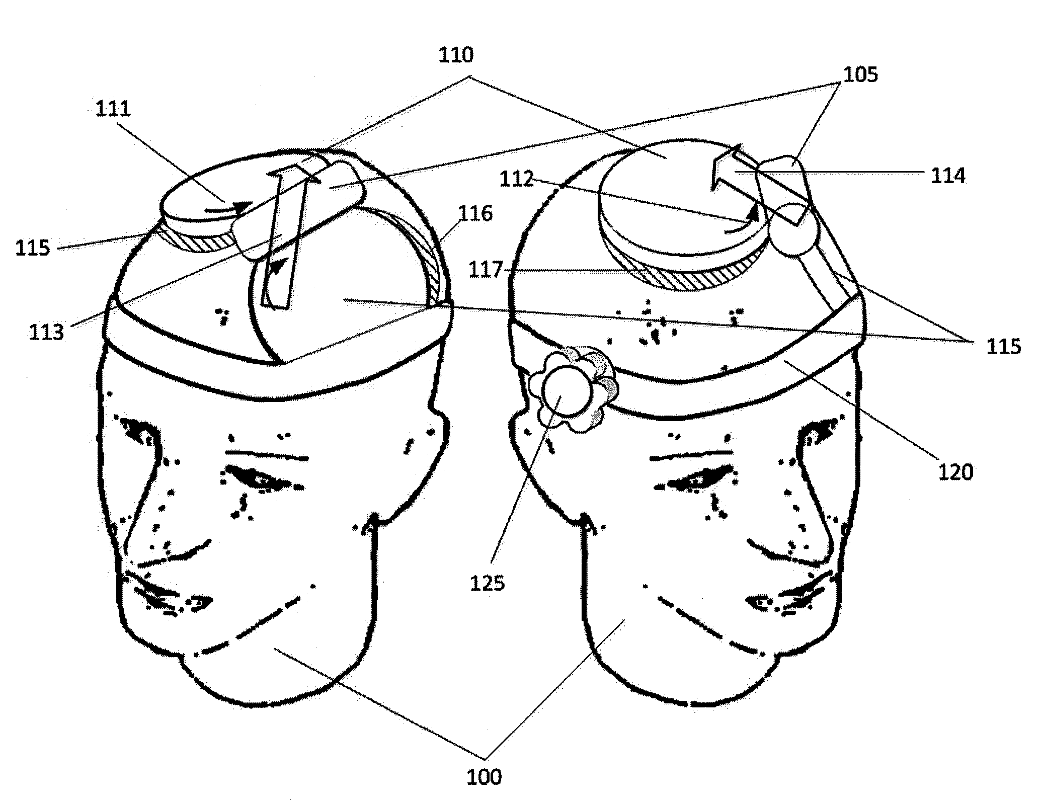 Hinged transcranial magnetic stimulation array for novel coil alignment