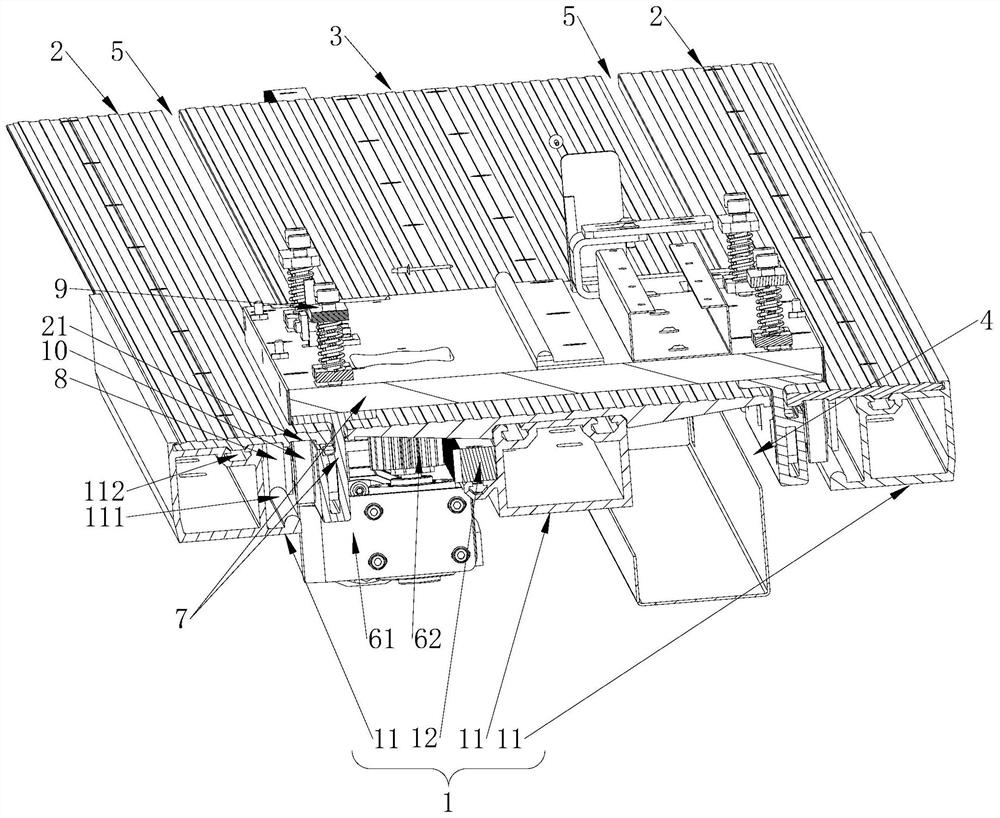 Guide rail combination structure easy to maintain