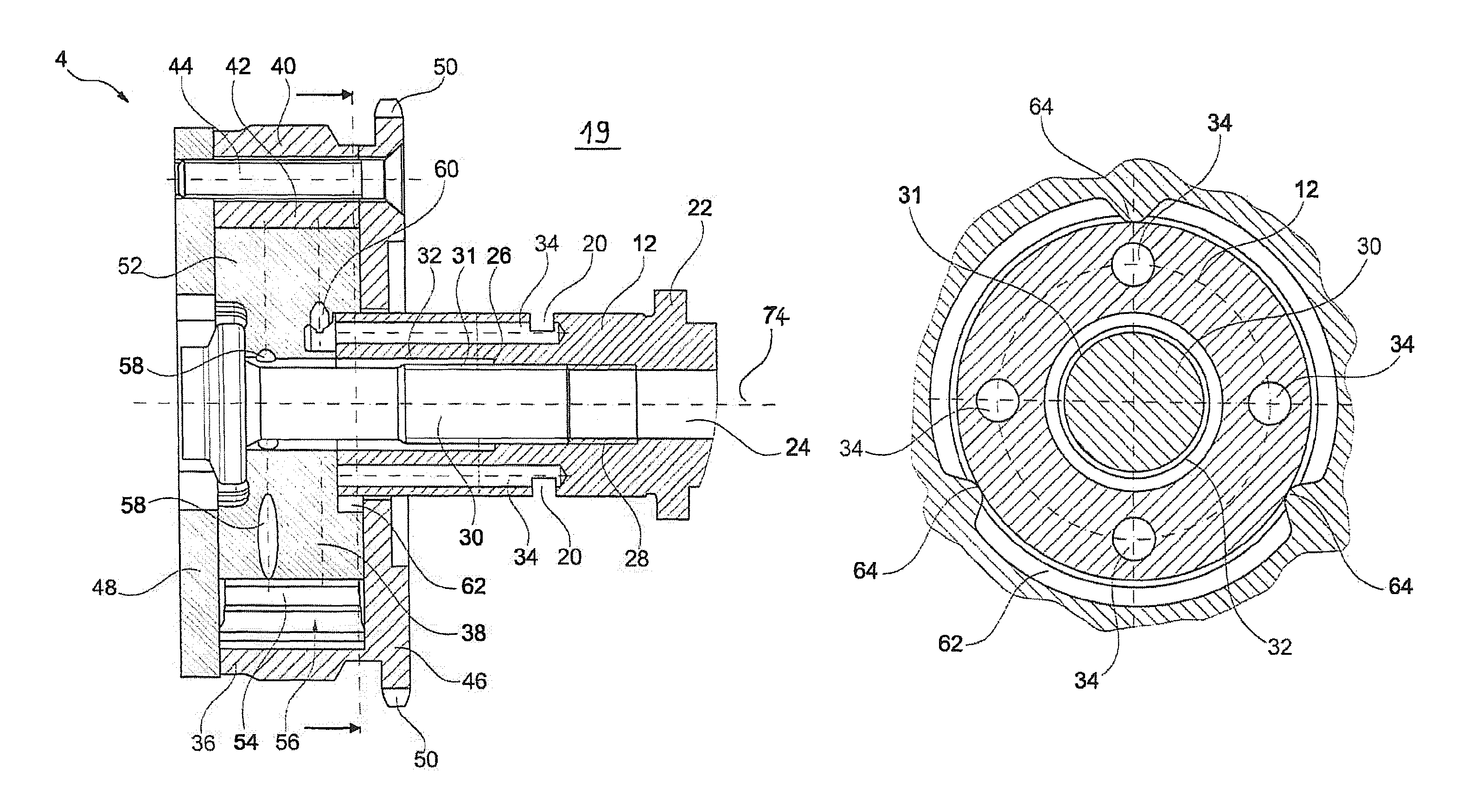 Camshaft adjusting device