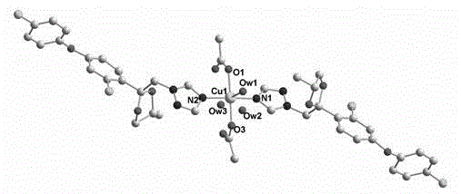 Difenoconazole copper complex as well as preparation method and application thereof