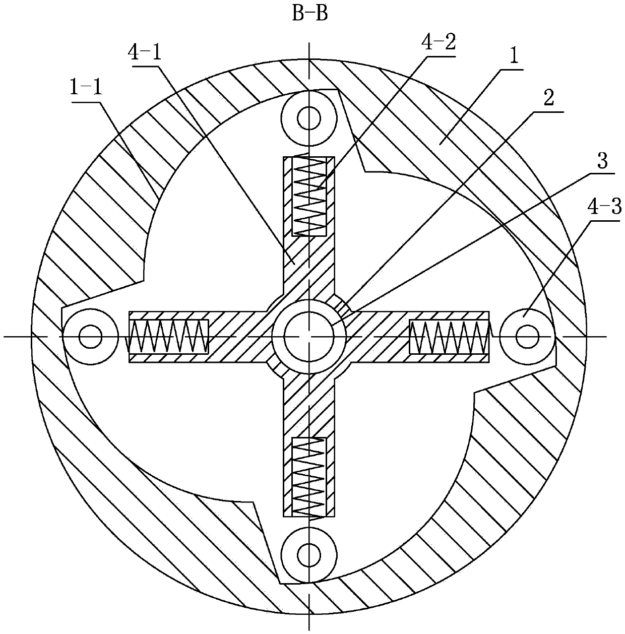 Spring, cam and torsion bar type constant force mechanism