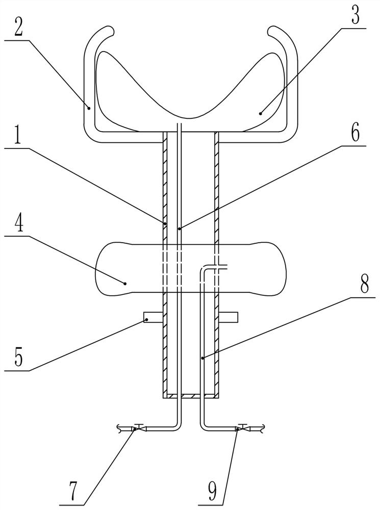 Auxiliary vagina dome indicator for gynecological operation