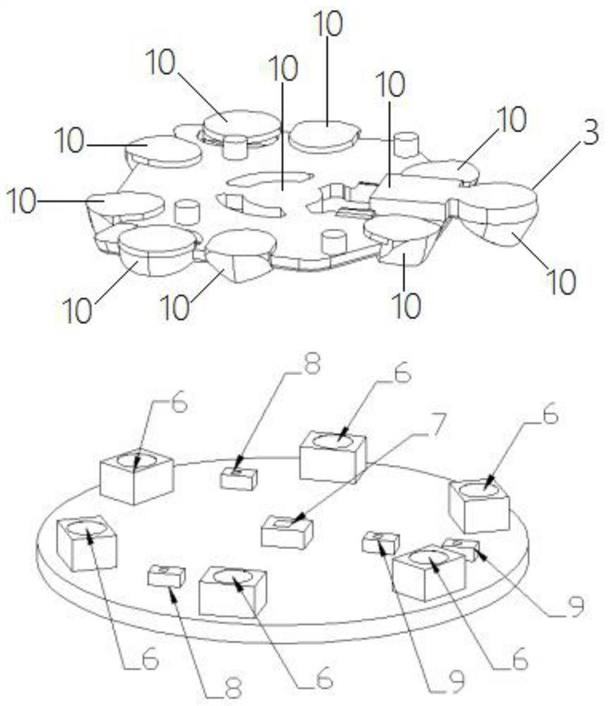 Automobile multifunctional optical sensor and use method thereof