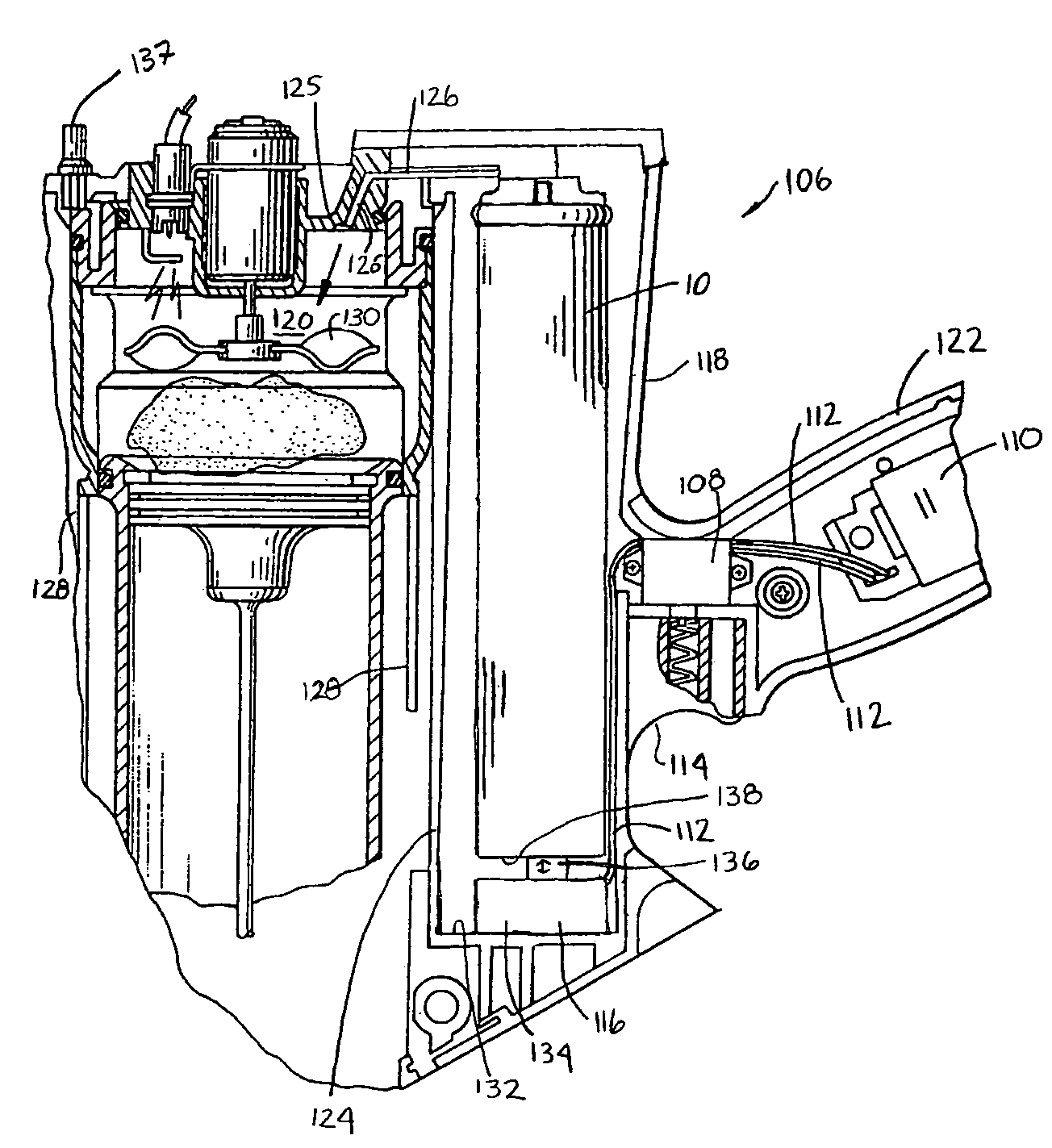 Fuel cell actuator and associated combustion tool
