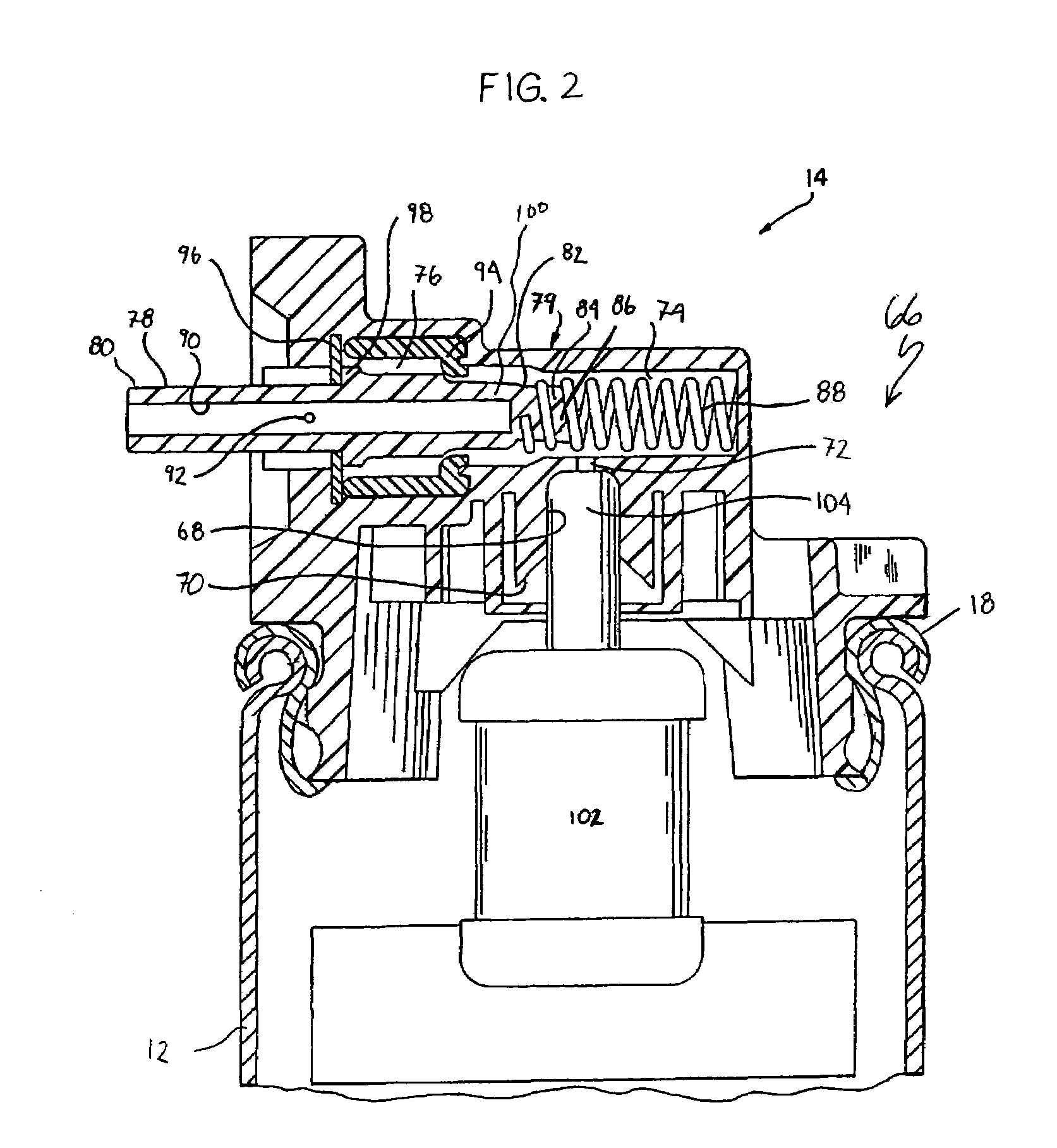 Fuel cell actuator and associated combustion tool
