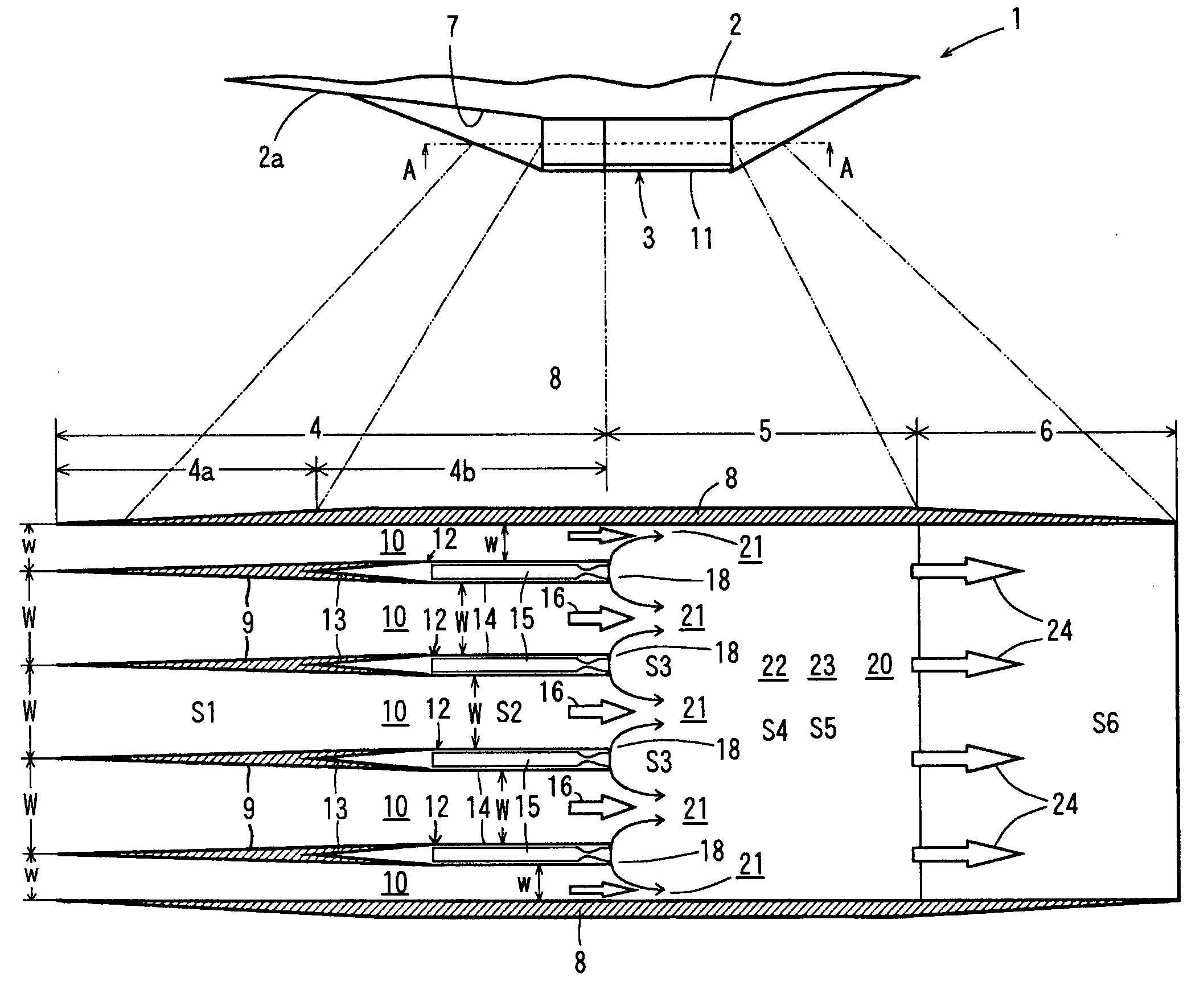 Combined engine for single-stage spacecraft