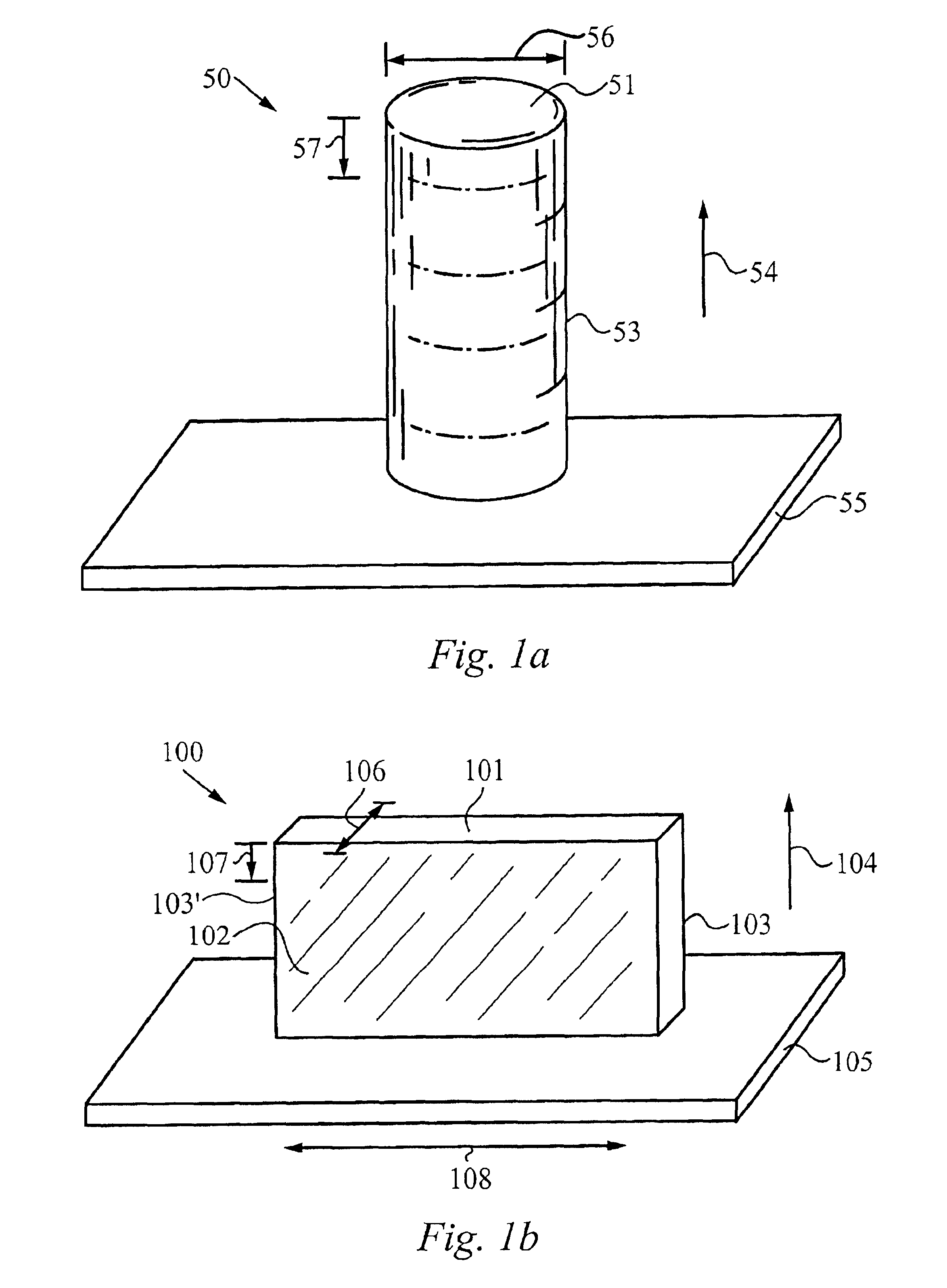 Device with multi-structural contact elements