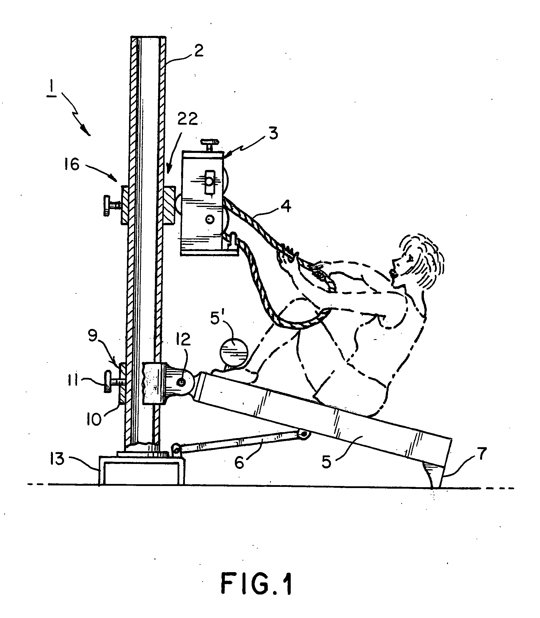 Portable simulated pulling apparatus
