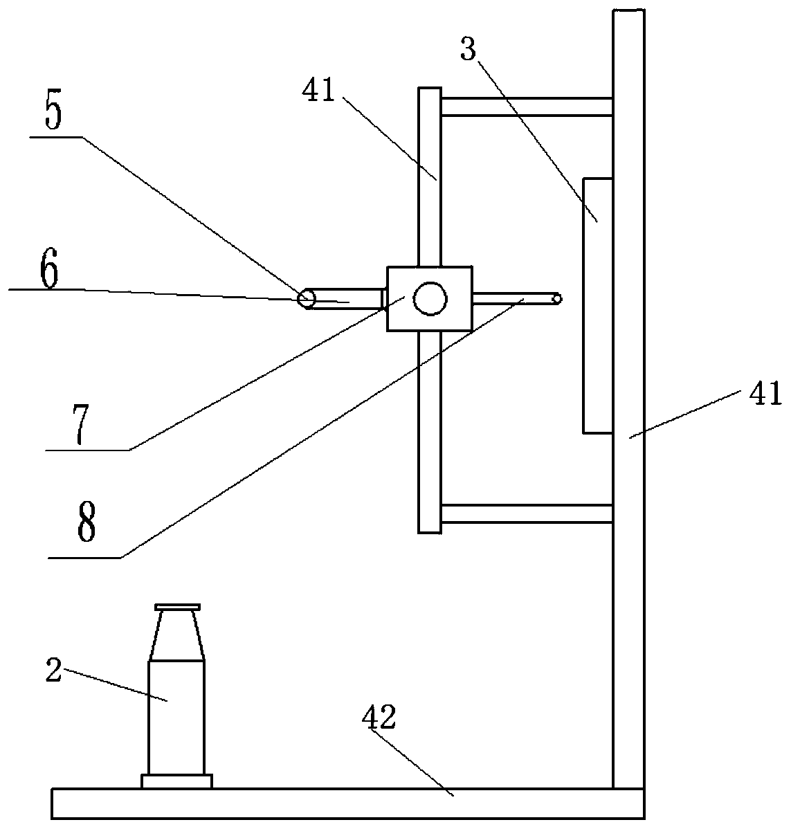 Device and method of dynamic-static calibration for laser tracker
