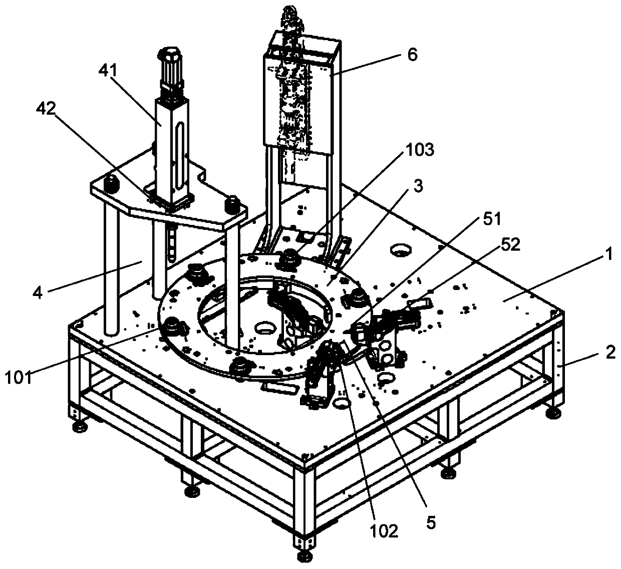 Multi-station assembling equipment for assembling vehicle components