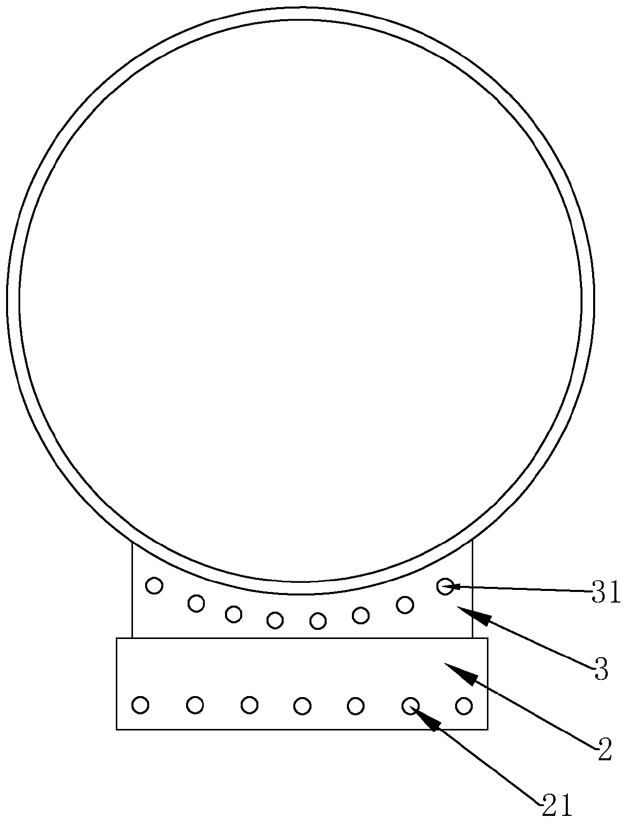 One-time pouring large-caliber steel pipe concrete encapsulating method