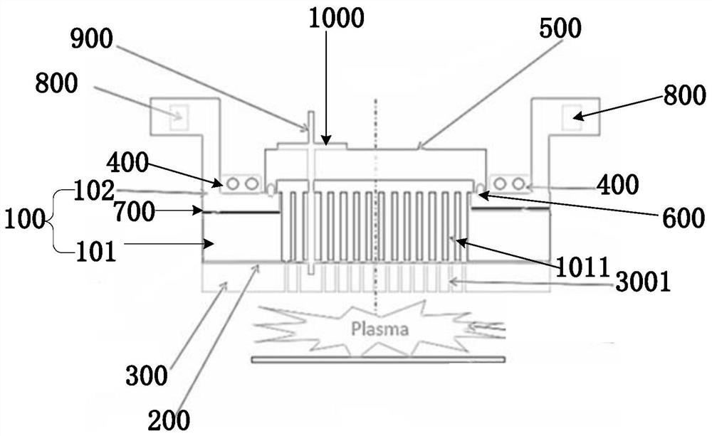 Top electrode assembly and plasma processing equipment