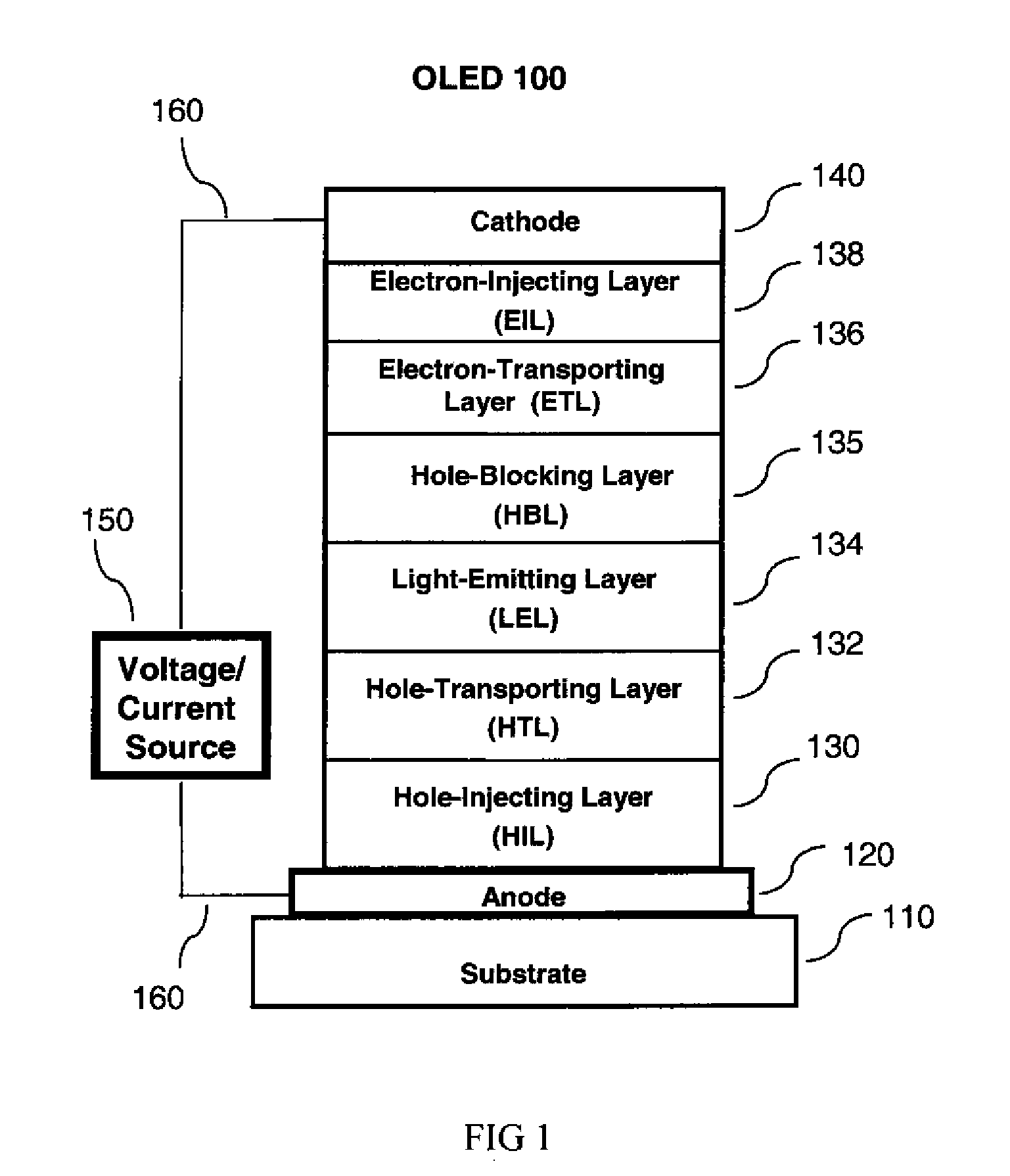 OLED device with fluoranthene electron injection materials