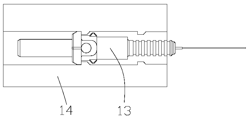 Hot-melt field-assembled optical fiber connector