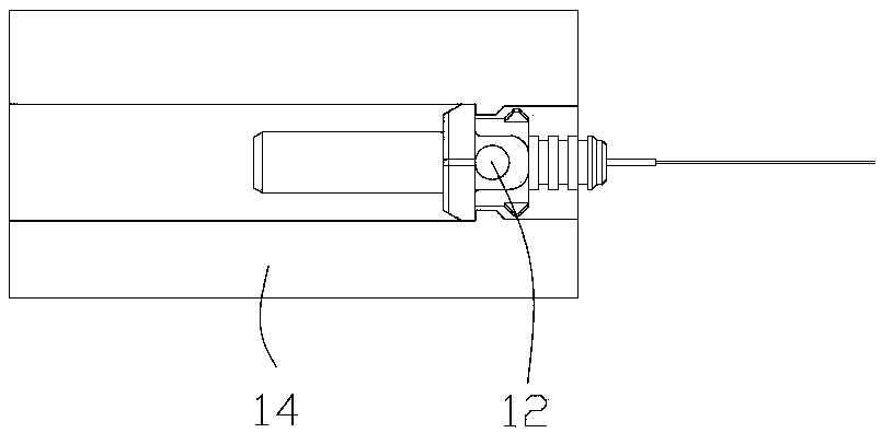 Hot-melt field-assembled optical fiber connector