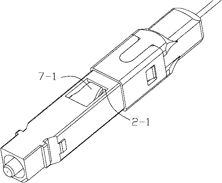 Hot-melt field-assembled optical fiber connector