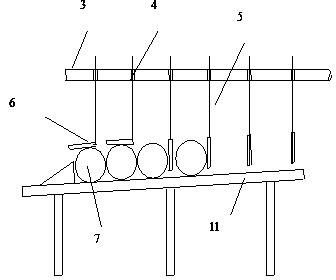 Anti-colliding and noise-reducing device for oil pipes