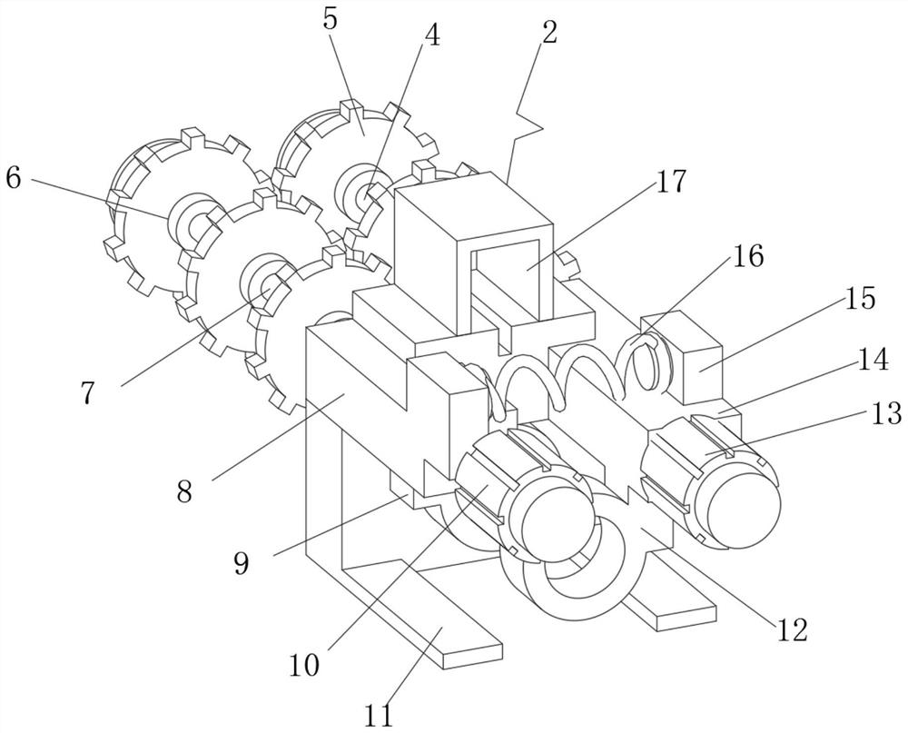 One-way adjusting type transmission device for machining