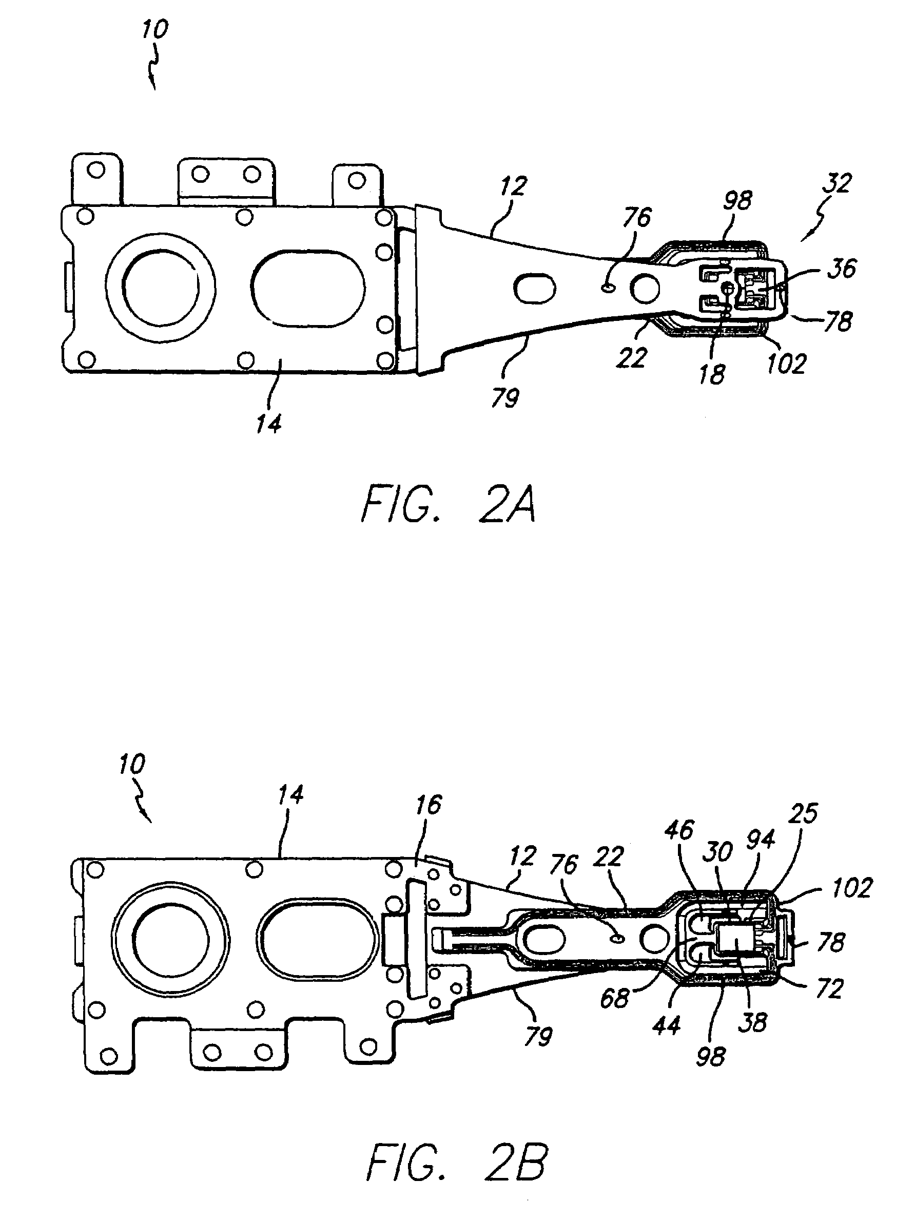 Disk drive suspension with limiter feature