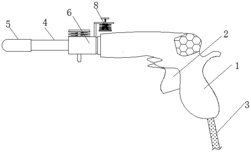 An ultrasonic scalpel capable of quickly replacing the cutter bar