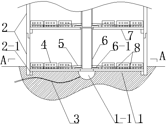 Air inlet structure for large-scale high-temperature sterilization furnace for edible fungi