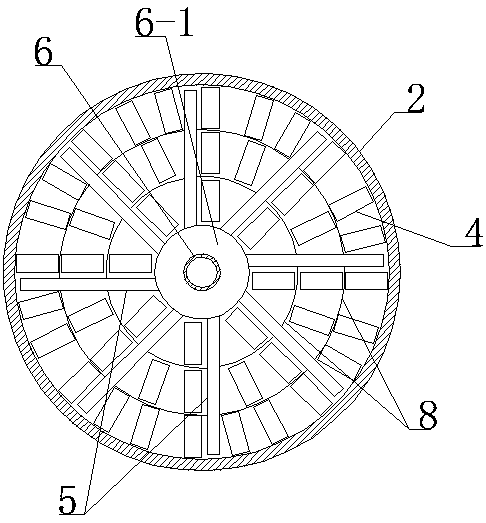 Air inlet structure for large-scale high-temperature sterilization furnace for edible fungi