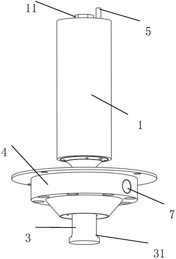 Ultrasonic atomization device used for suspension liquid