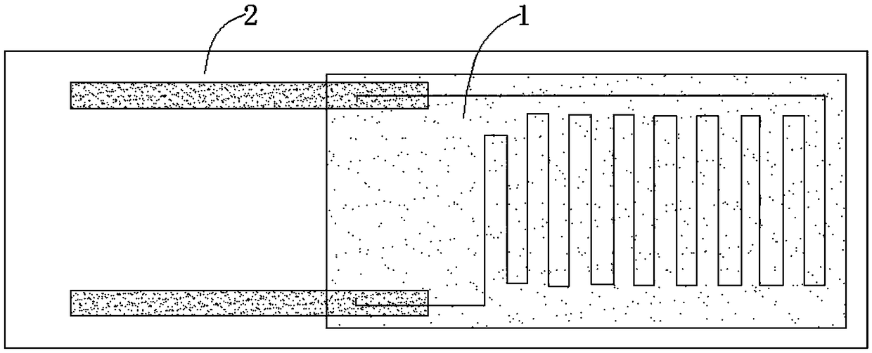 High temperature platinum resistor assembling method