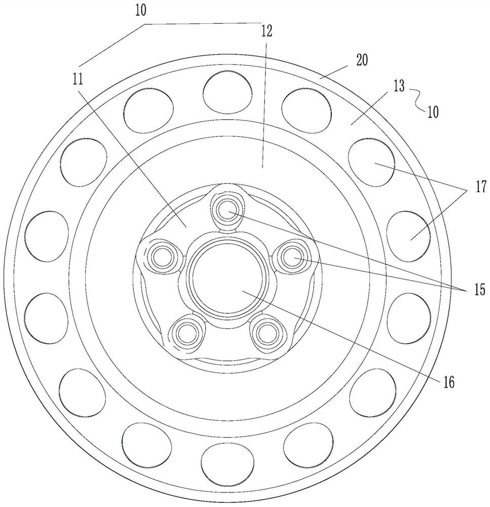 Wheel machining method, wheel and vehicle