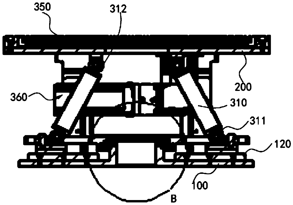 Lifting device and AGV with device