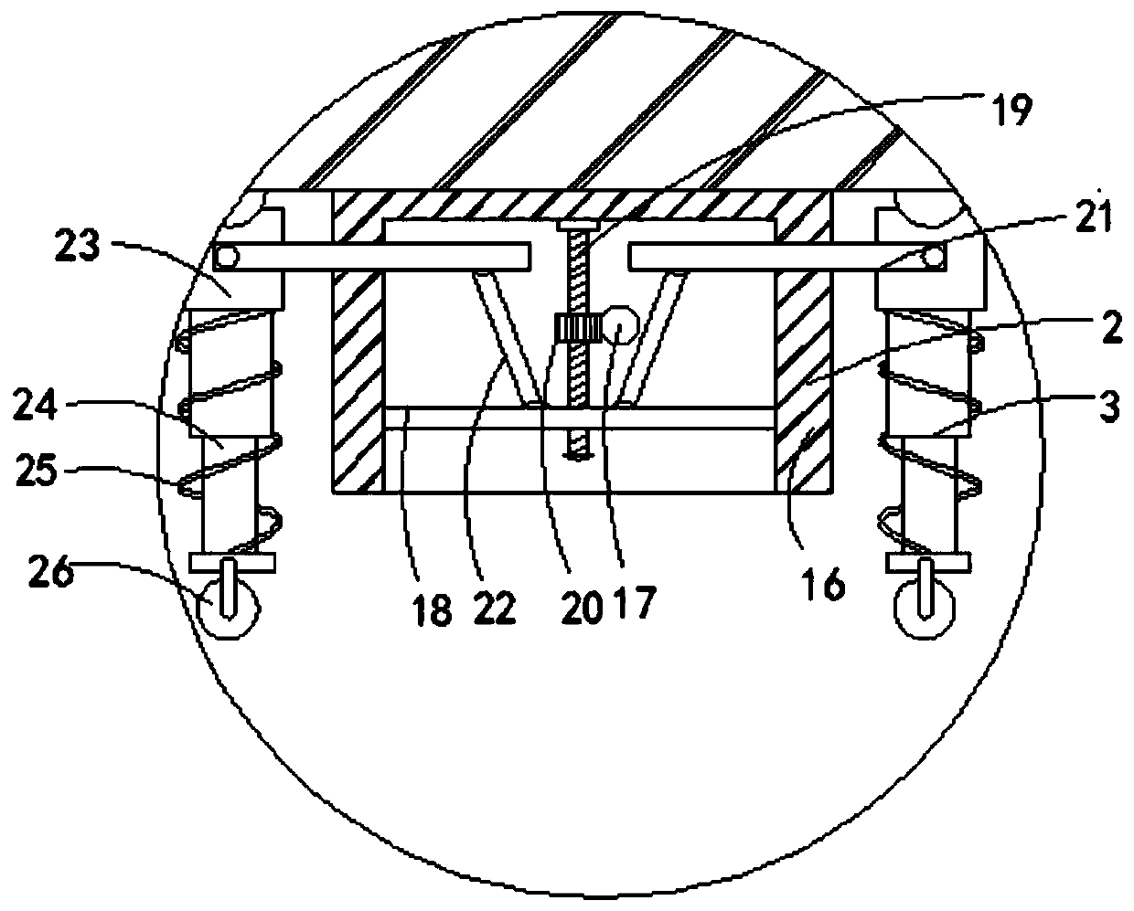 An optical cable high-altitude fusion splicing device