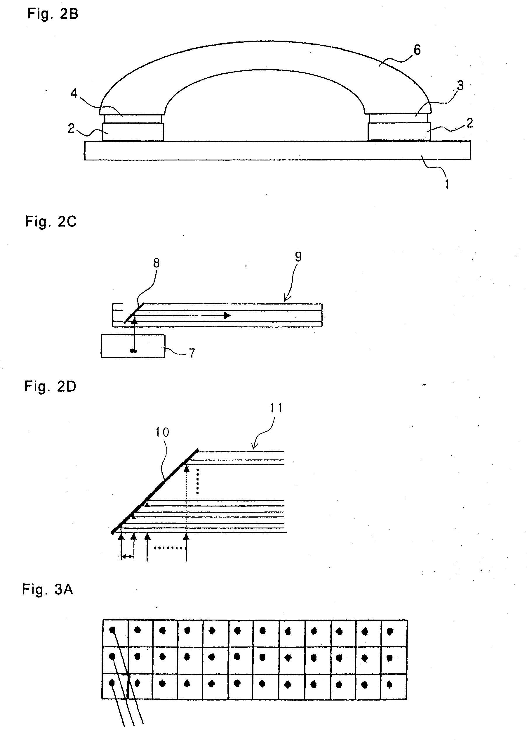Connection structure of two-dimensional array optical element and optical circuit