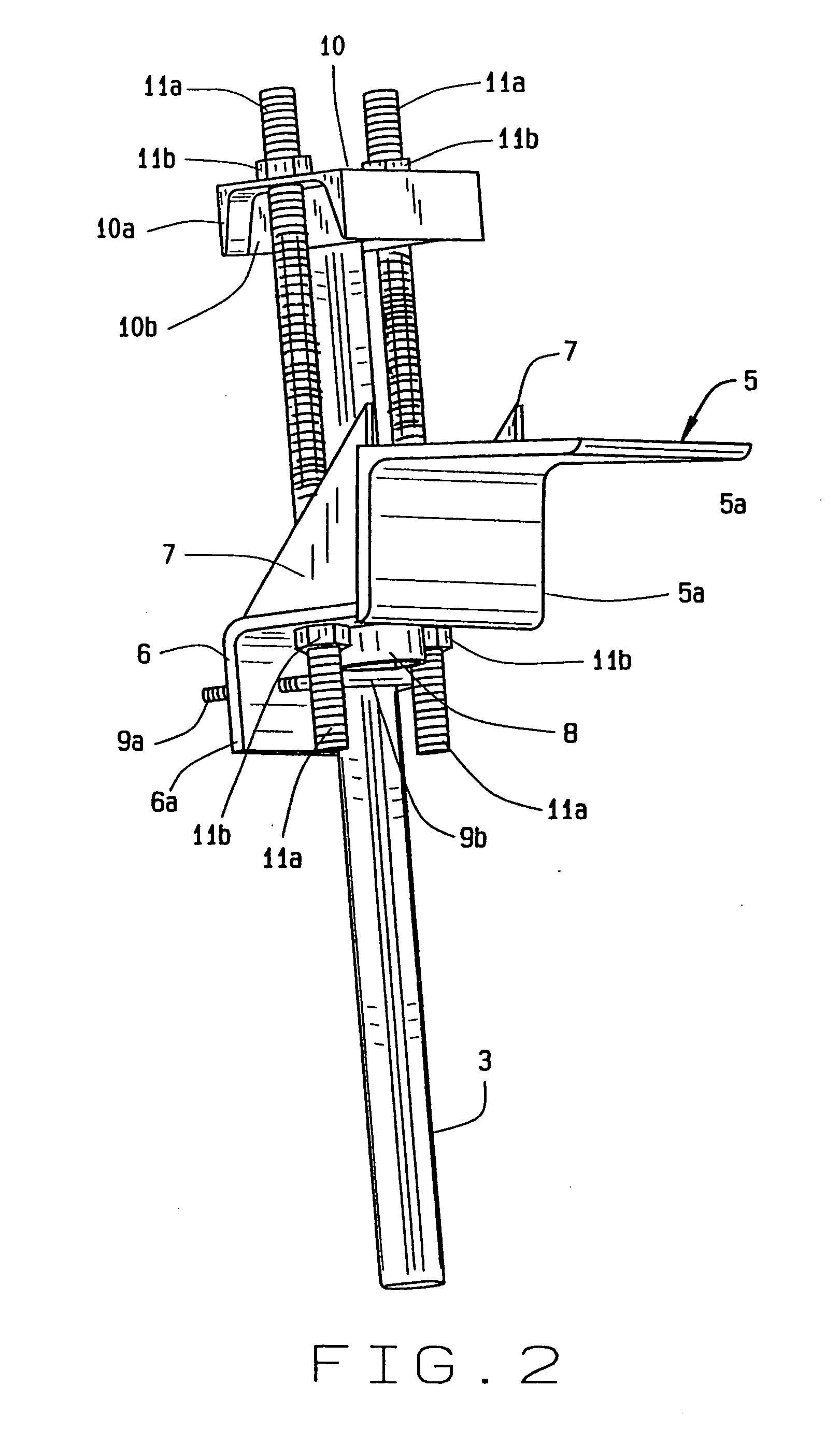 Bracket assembly for lifting and supporting a lightweight foundation
