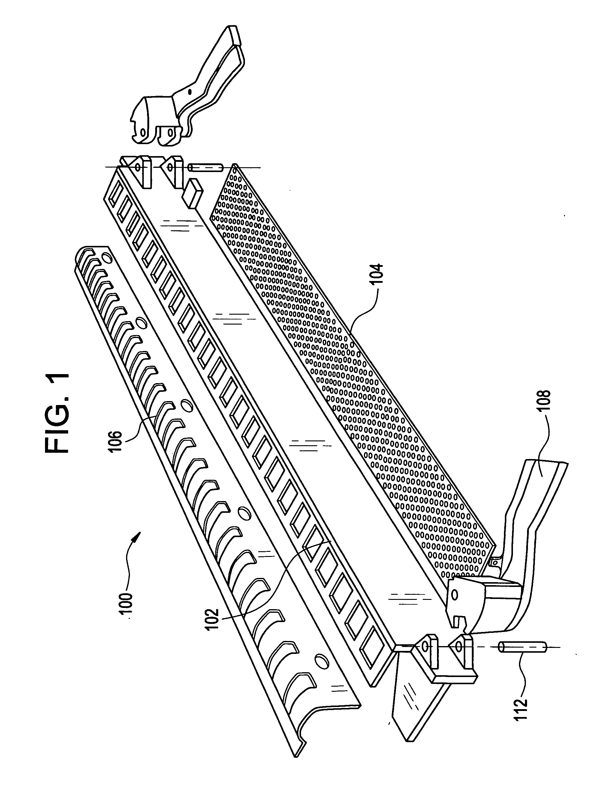 Hybrid faceplate having reduced EMI emissions