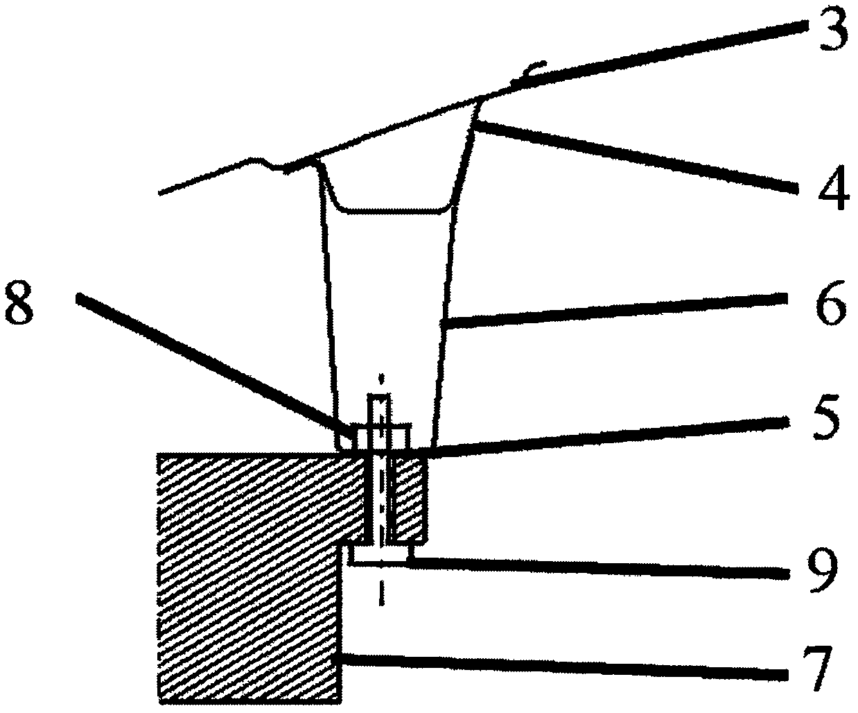 Power battery installing structure